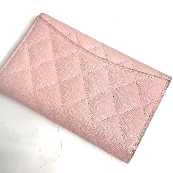 Chanel Matelassé Pink Leather Wallet  (Pre-Owned) - Picture 3 of 15